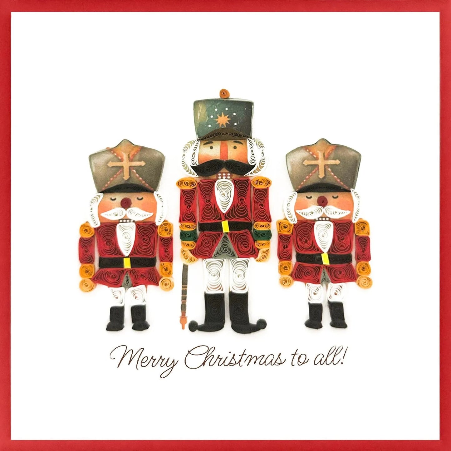 Quilling Card - Nutcracker Trio