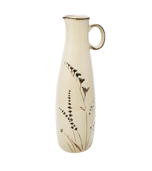 Brown Statice Ceramic Jug
