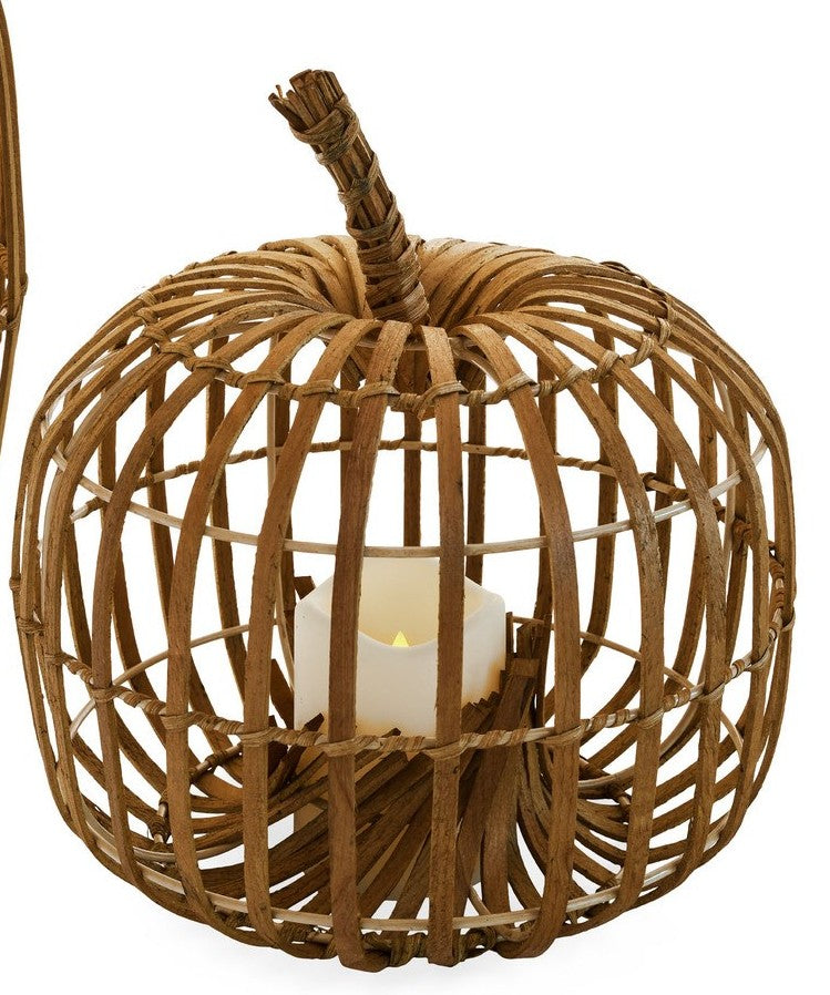 Pumpkin Lantern with LED - Small