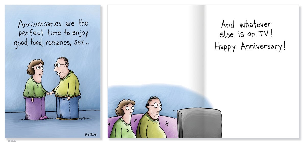 Couple Holding Hands - Anniversary Card