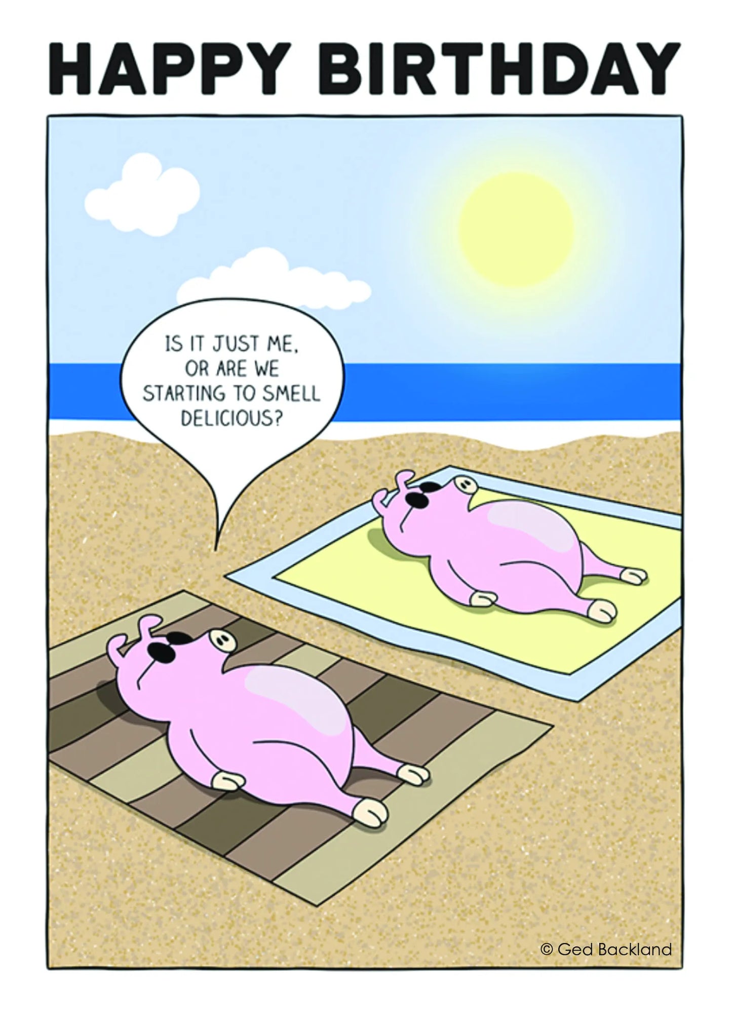 Birthday Card - Pig Roast