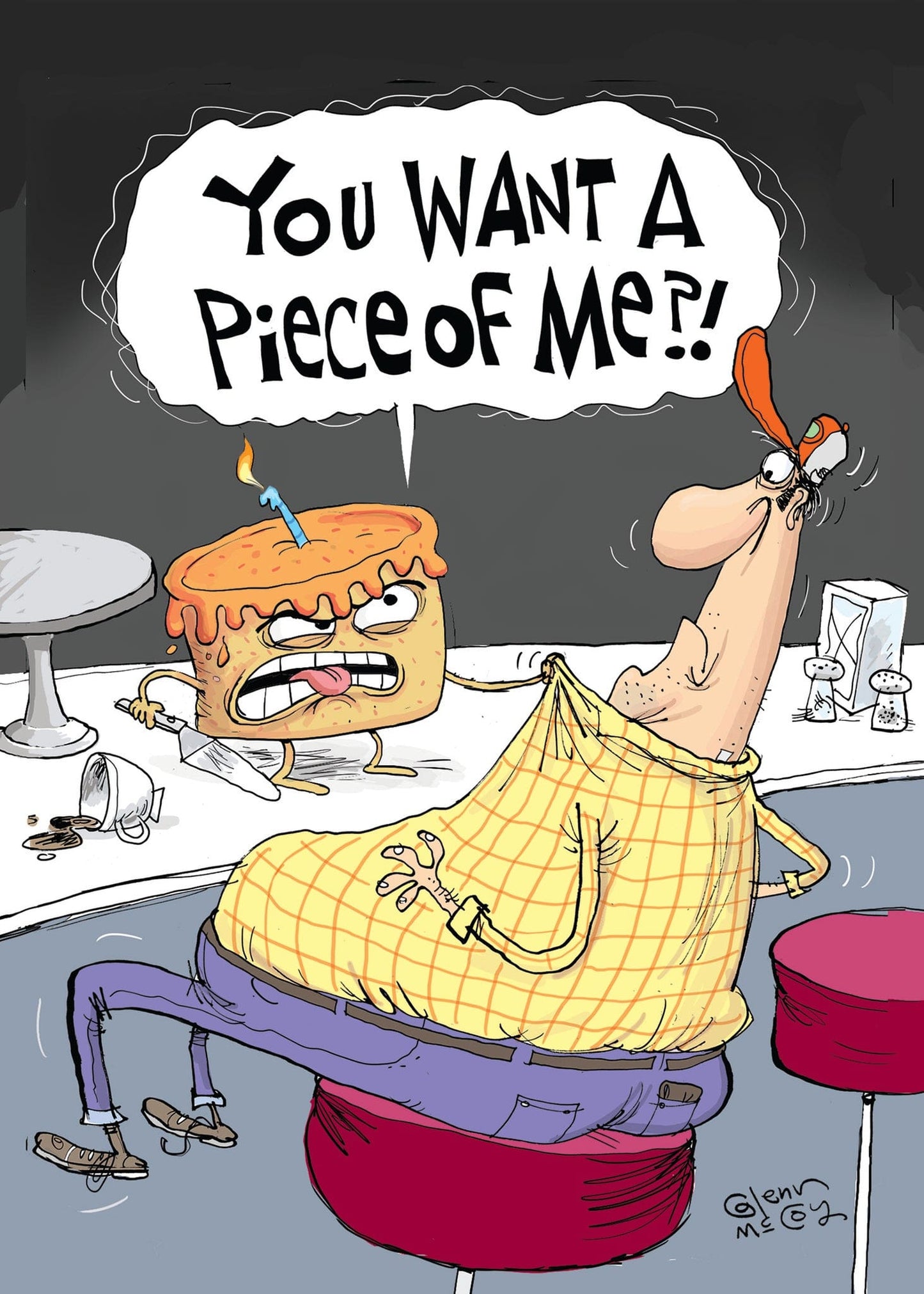 Birthday Card - Don't Fight It