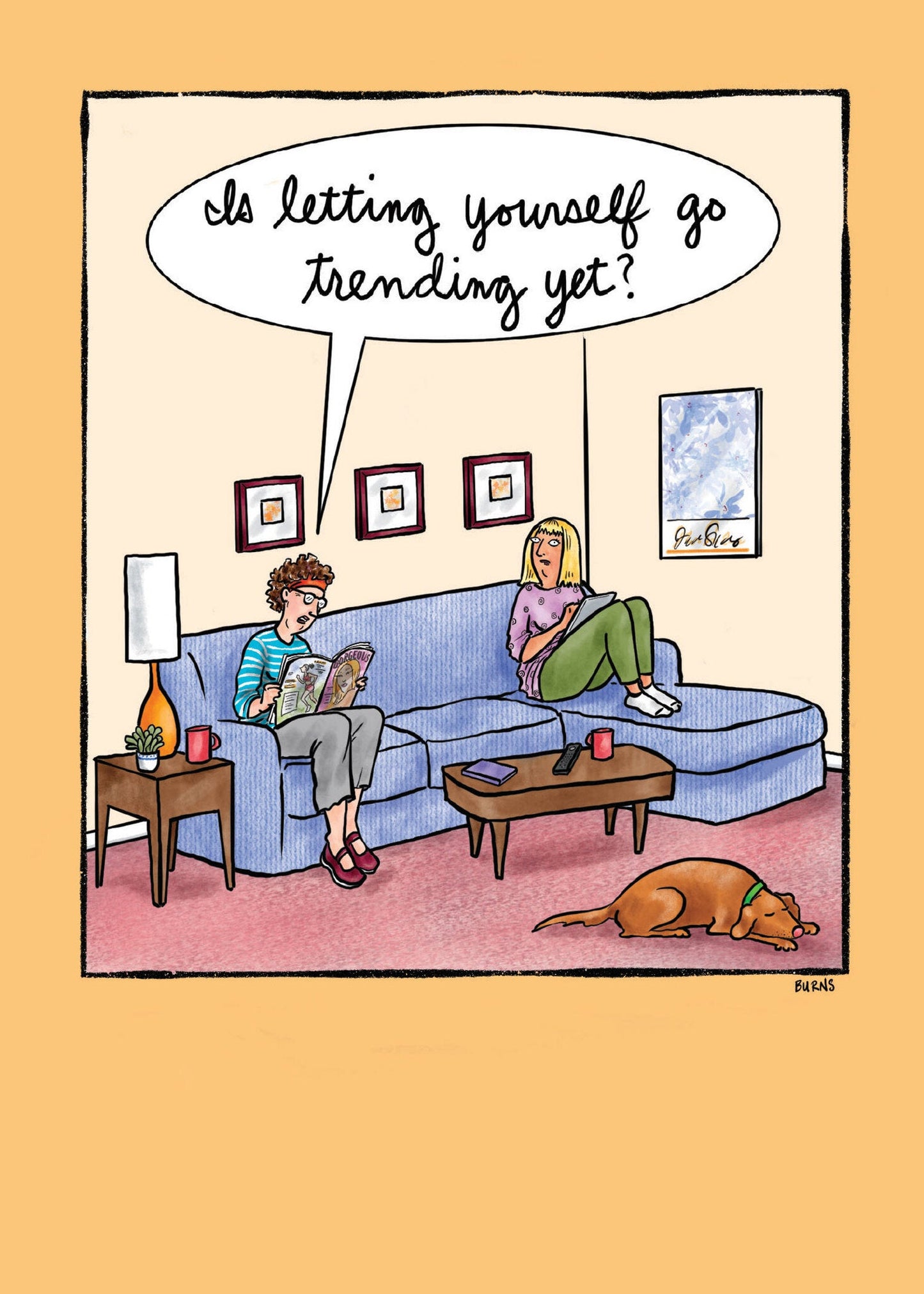 Birthday Card - Letting Yourself Go