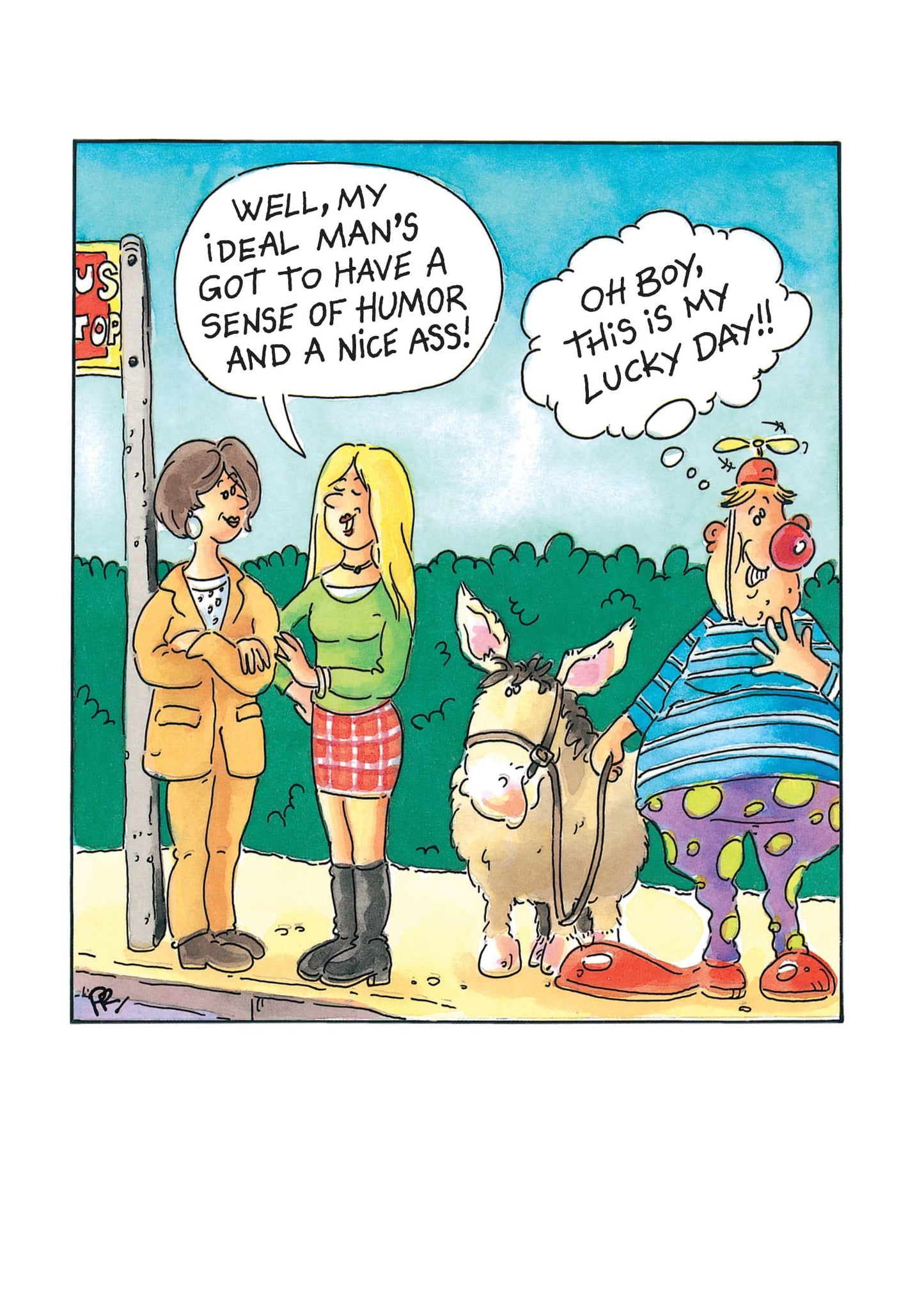 Birthday Card - Well, my ideal man