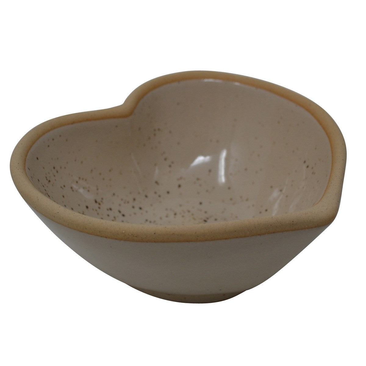 Beige Heart Dish