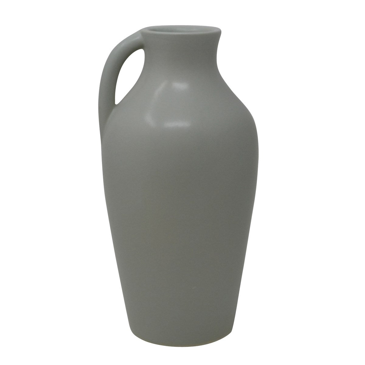Green Vase with Handle