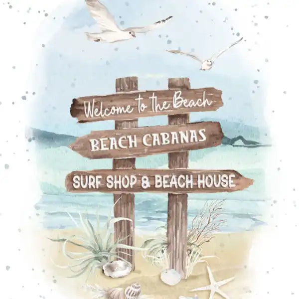 Small Card - Sunshine and Seashells