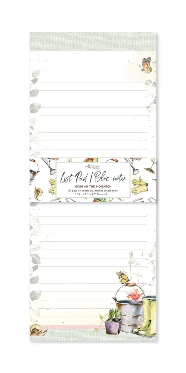 Morgan the Monarch Magnetic List Pad