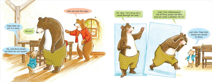 Children's Book: Papa Bear's Page Fright