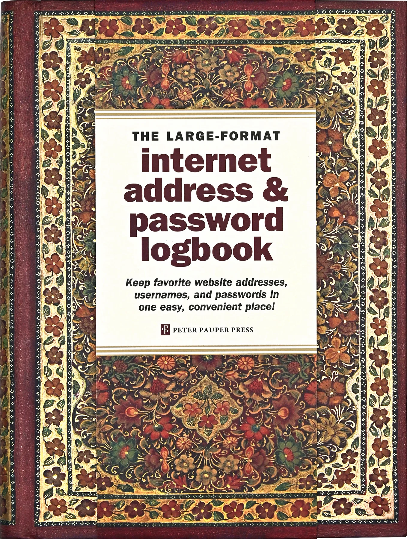 Internet Logbook Gilded Floral