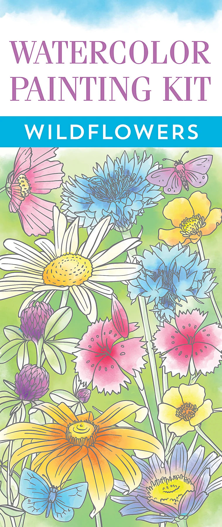 Watercolour Paint Set - Wildflowers