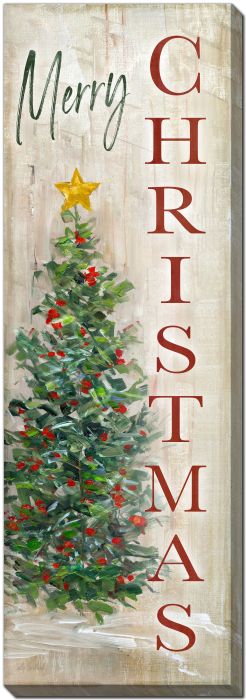 Christmas Tree Greeting Print 12" x 36" **Store Pickup Only**