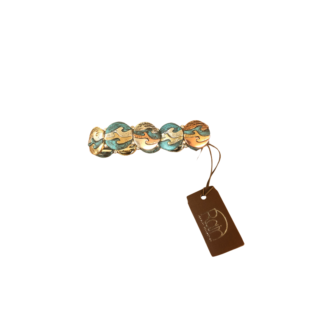 Patina Multi Abstract Waves Bracelet