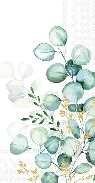 Eucalyptus Bouquet Hostess Napkin - Joshua & Company
