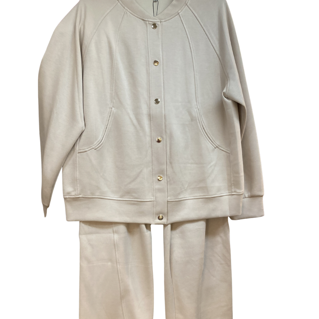 Beige Jacket and Pant Set - Joshua & Company