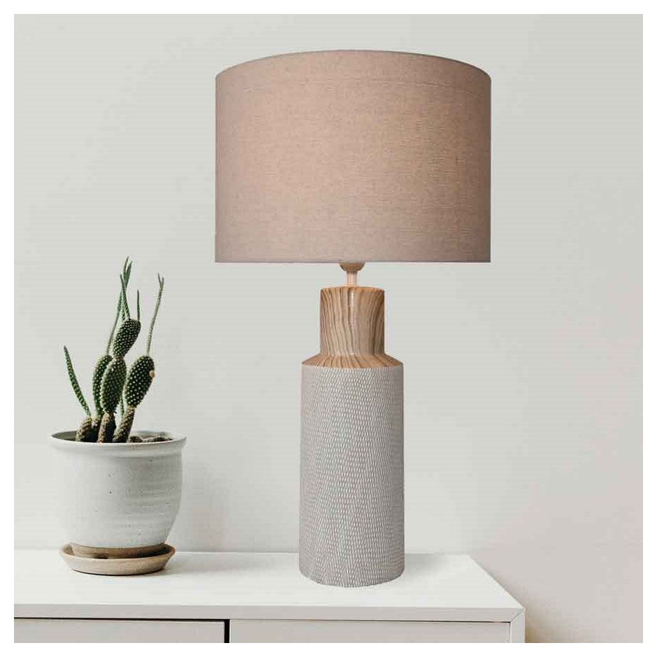 Ceramic Deco Bottle Shape Lamp **Store Pick-up Only**