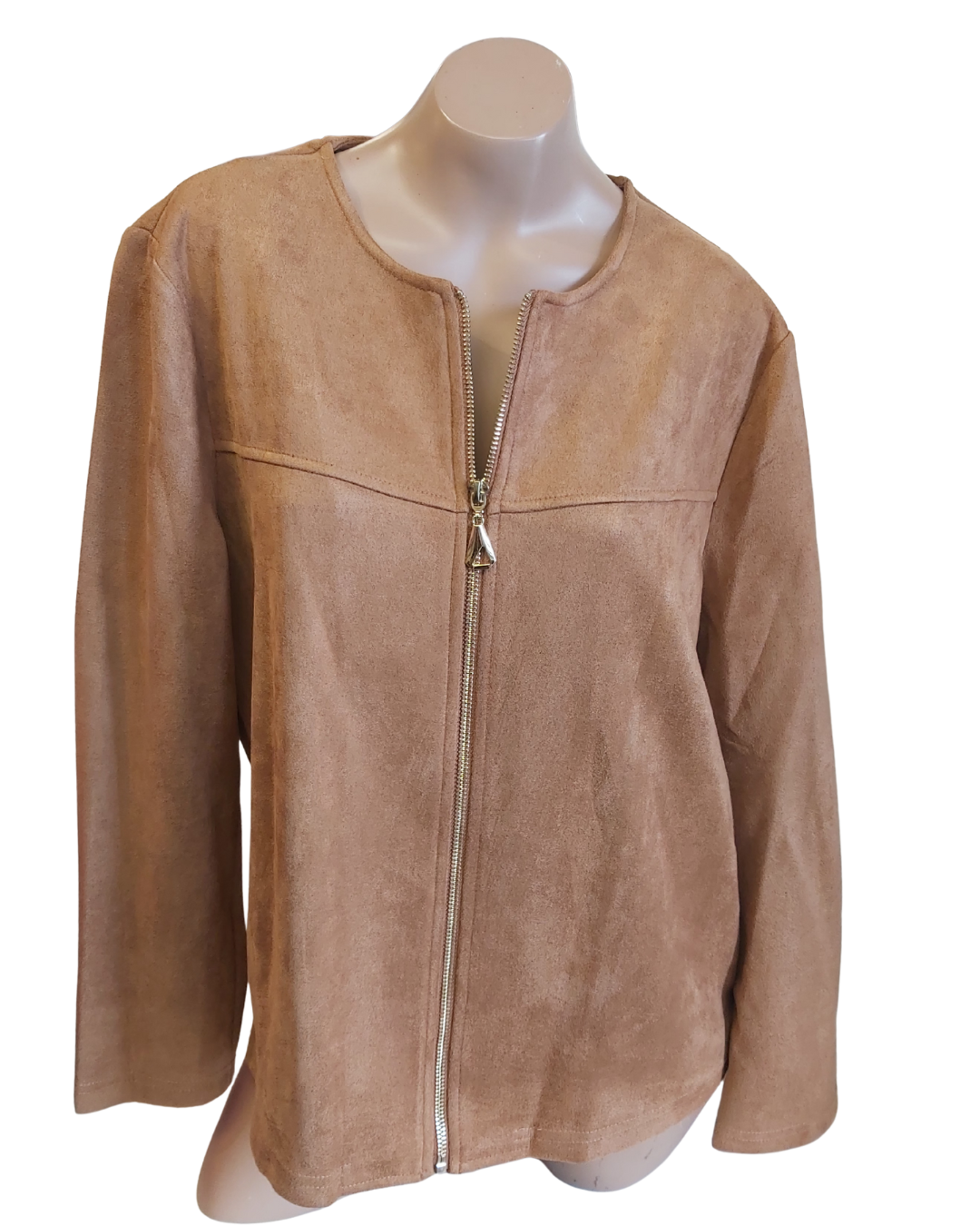 Brown Zipper Jacket