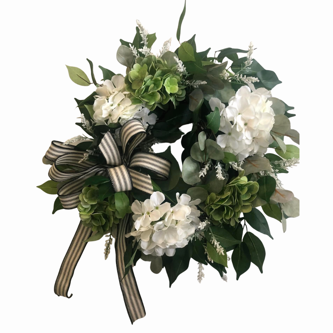 Hydrangea Breeze Wreath *Store Pick Up Only - Joshua & Company