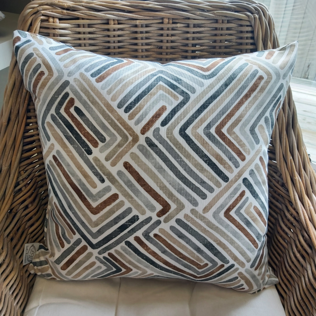 Indoor/Outdoor Cushion - Estie Rattan 18"