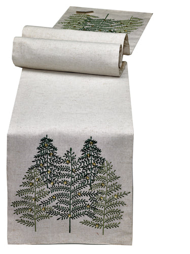 Evergreen Tree Table Runner