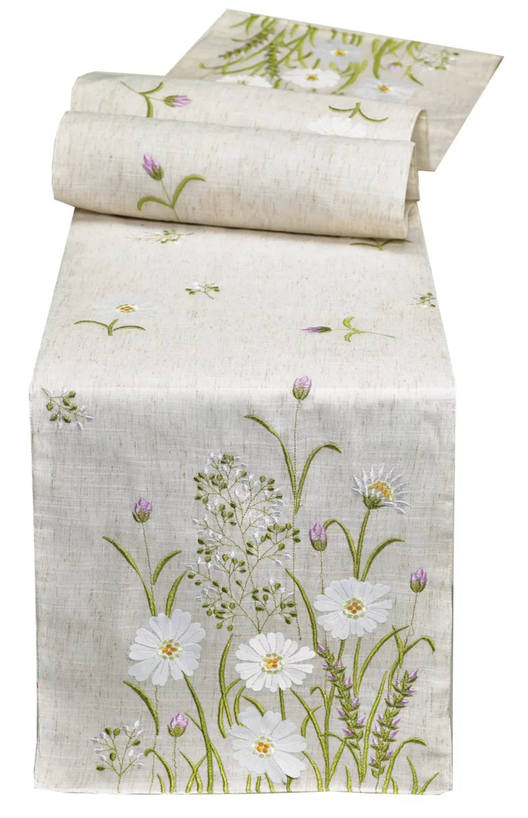 Floral Meadow Table Runner