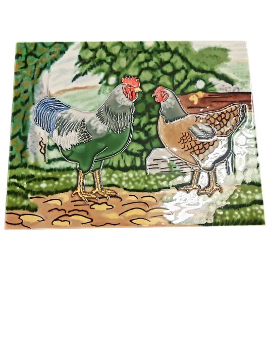 A Fine Pair Tile 11" x 14"