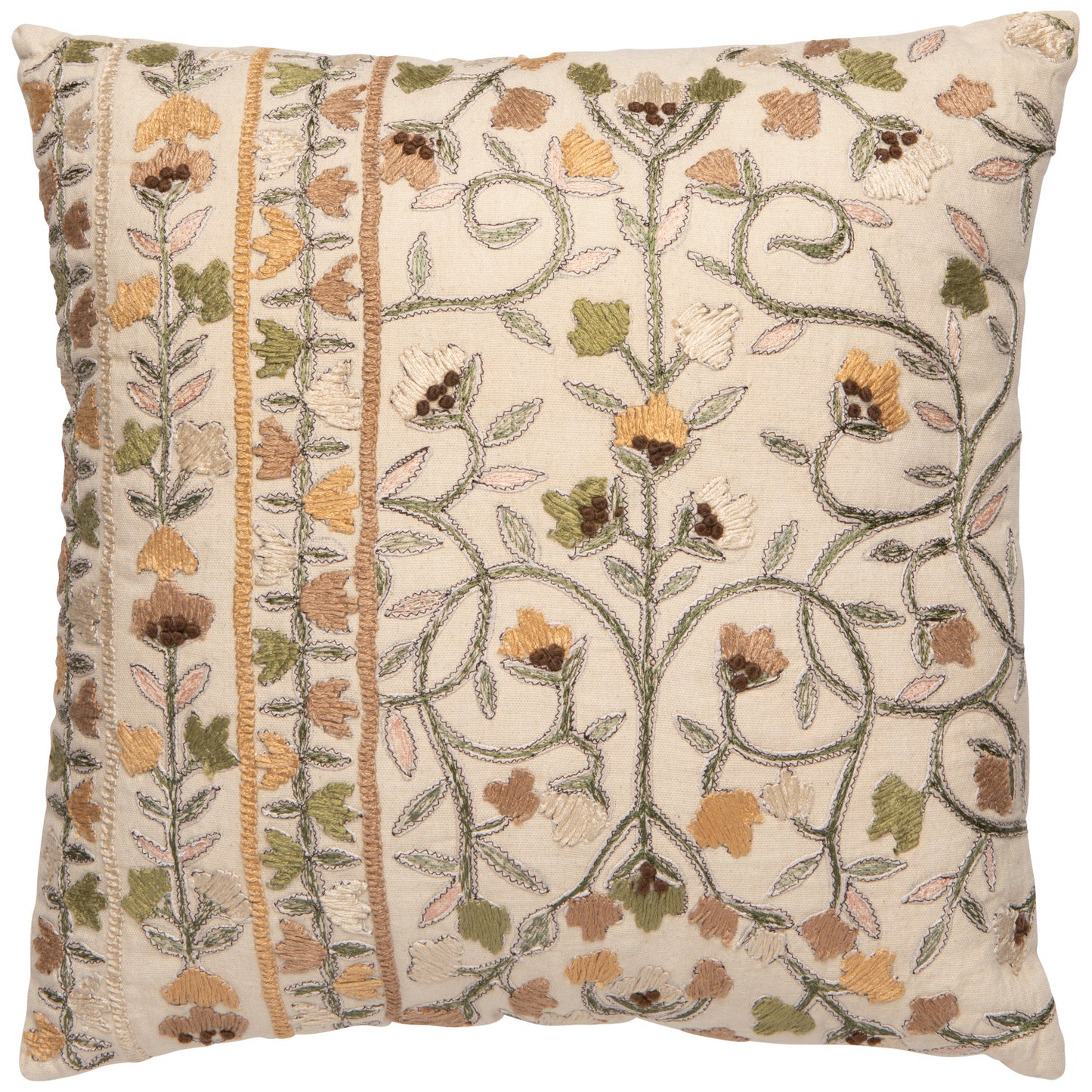Bloom Embroidered Cushion