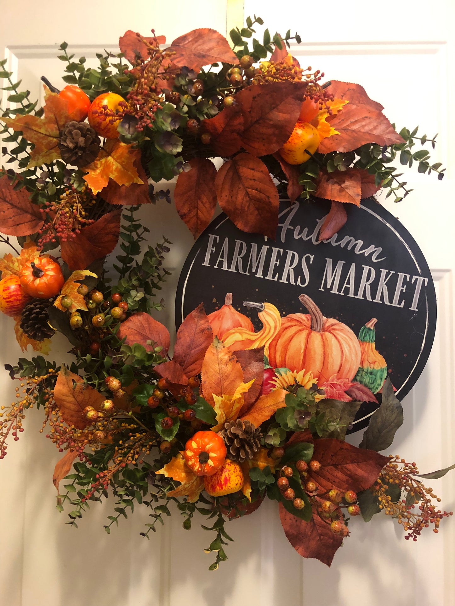 Autumn Farmers Market Wreath *Pick Up Only