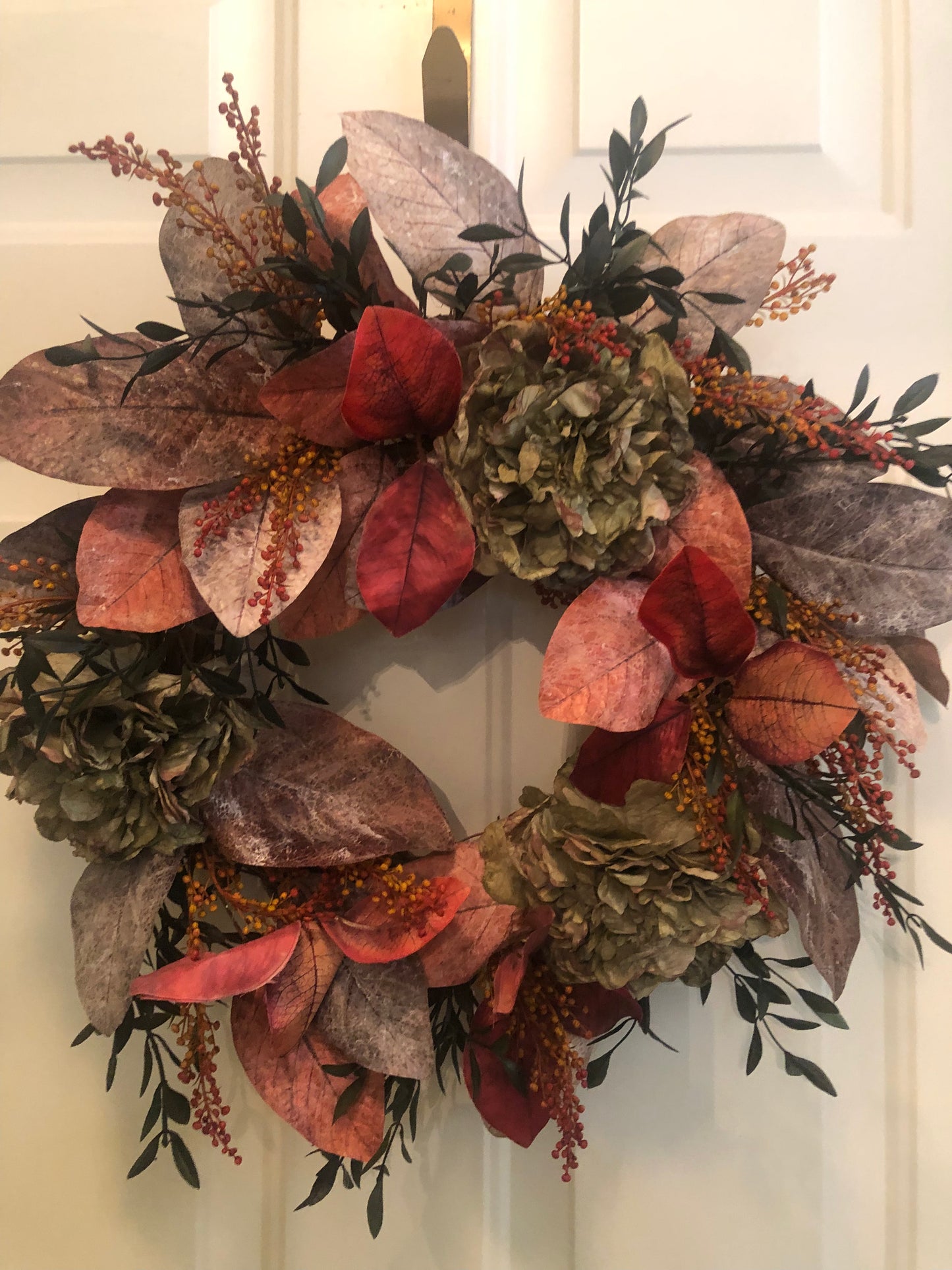 Fall Magnolia Leaf Wreath *Store Pick Up Only