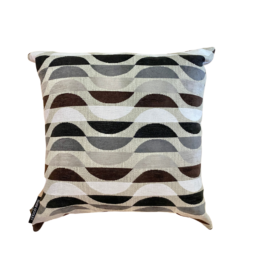 Cabo Cushion - Grey and Black