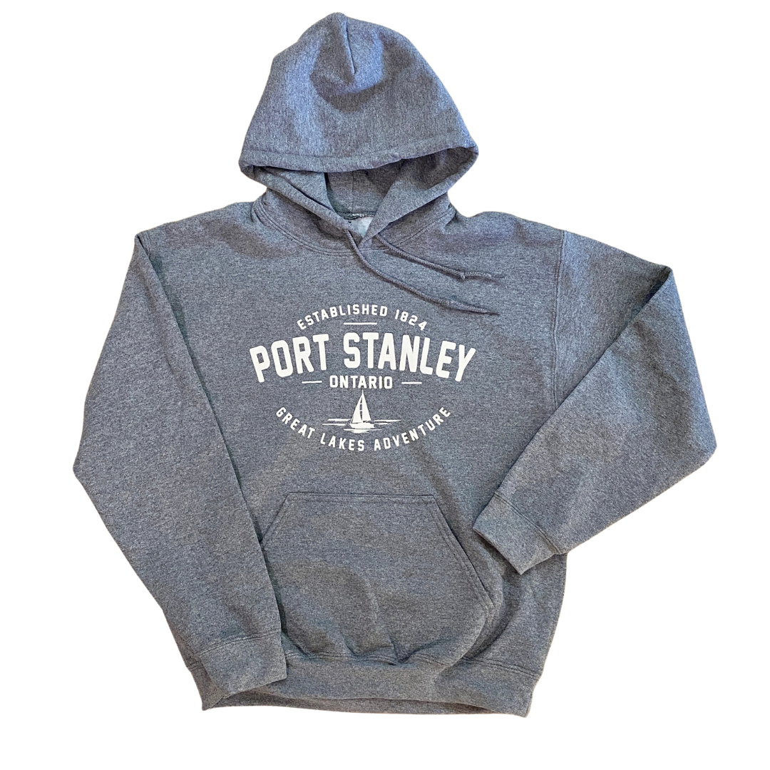 Port Stanley Hooded Sweatshirt - Heathered Graphite