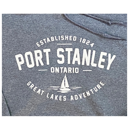 Port Stanley Hooded Sweatshirt - Heathered Graphite