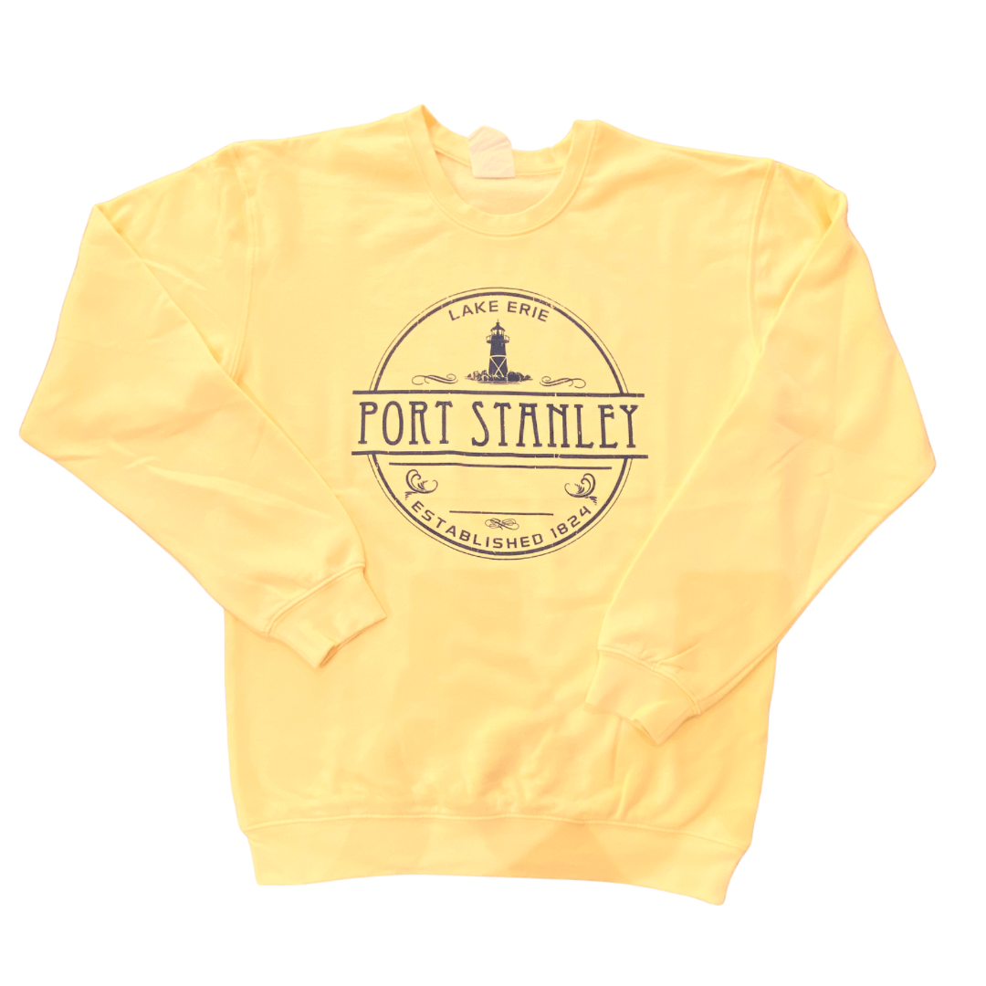 Port Stanley Crewneck Sweatshirt Yellow Haze