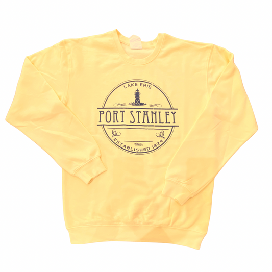 Port Stanley Crewneck Sweatshirt Yellow Haze