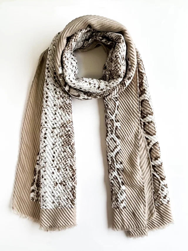Snake Print Scarf