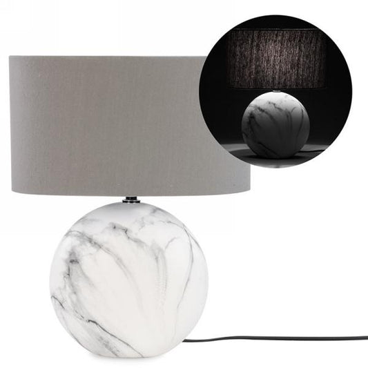 Marble Motif Table Lamp  **Pickup Only**