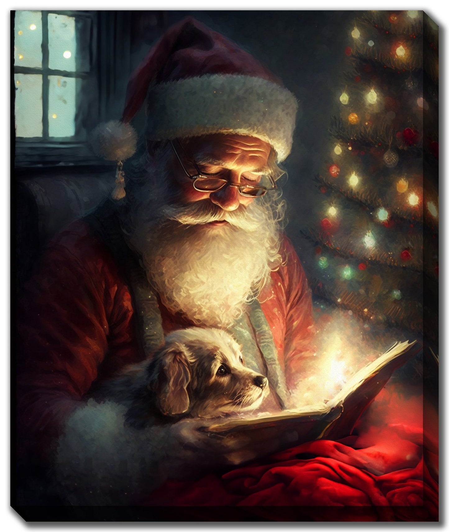 Storytime with Santa LED Print *Store Pick Up Only