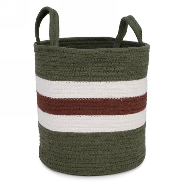 Olive, White and Brown Basket (2 Styles)