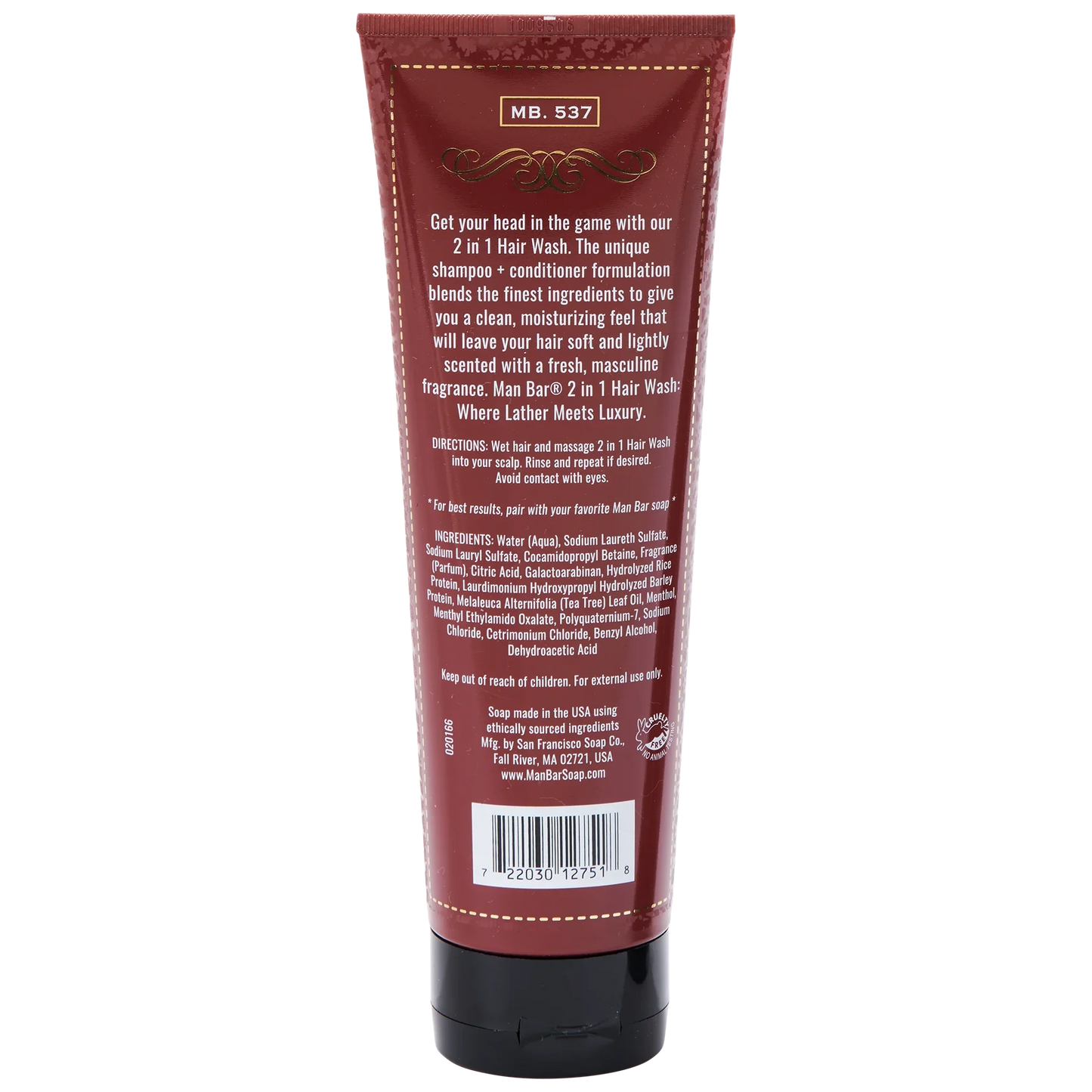 Man Bar 2 in 1 Hair Wash - Exotic Musk & Sandalwood