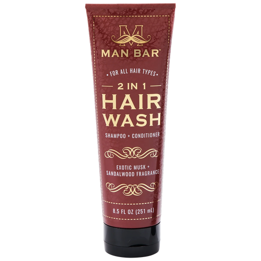 Man Bar 2 in 1 Hair Wash - Exotic Musk & Sandalwood