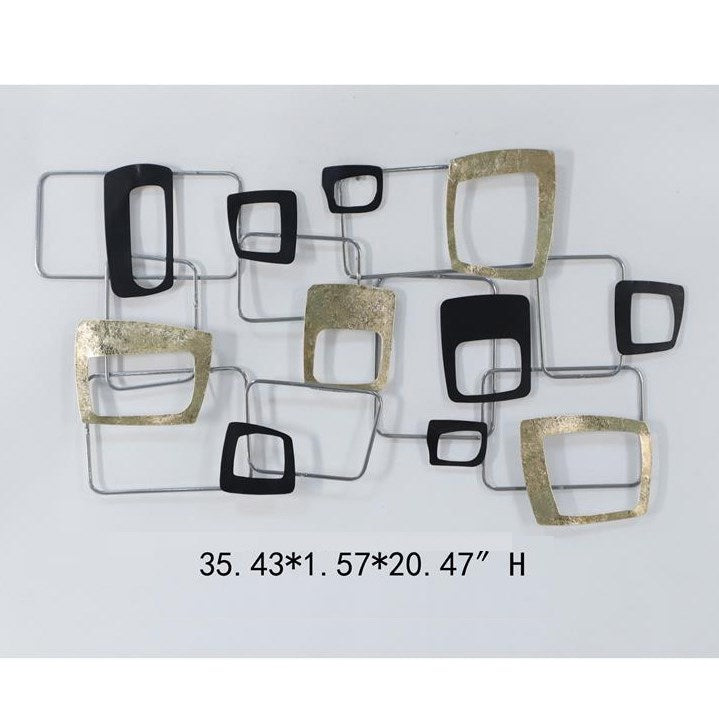 Multi Square Metal Art - Wall Décor **Pick-up Only**