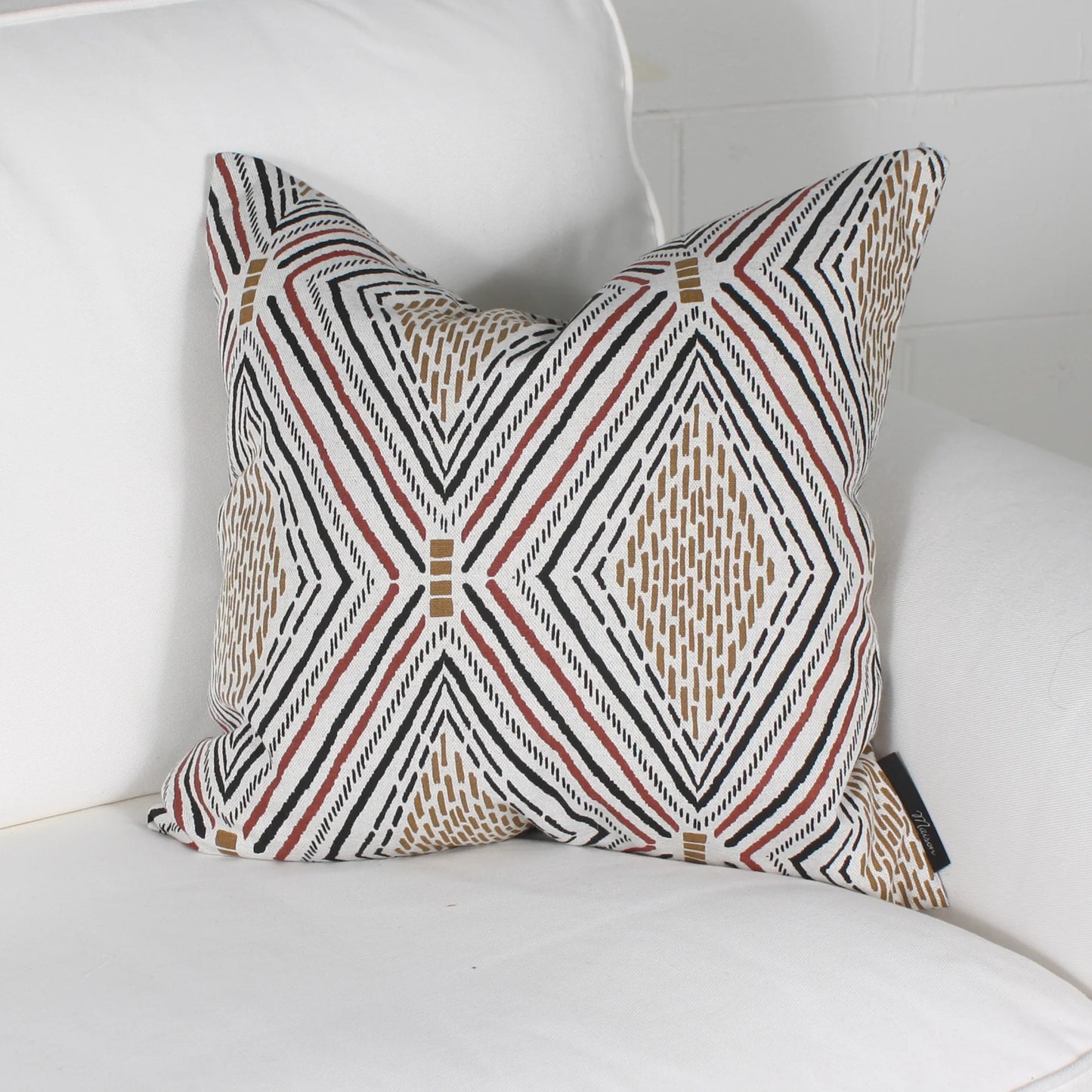 Maeva Cushion - Brick