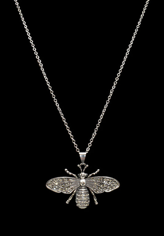 Vintage Bee RhinestoneNecklace