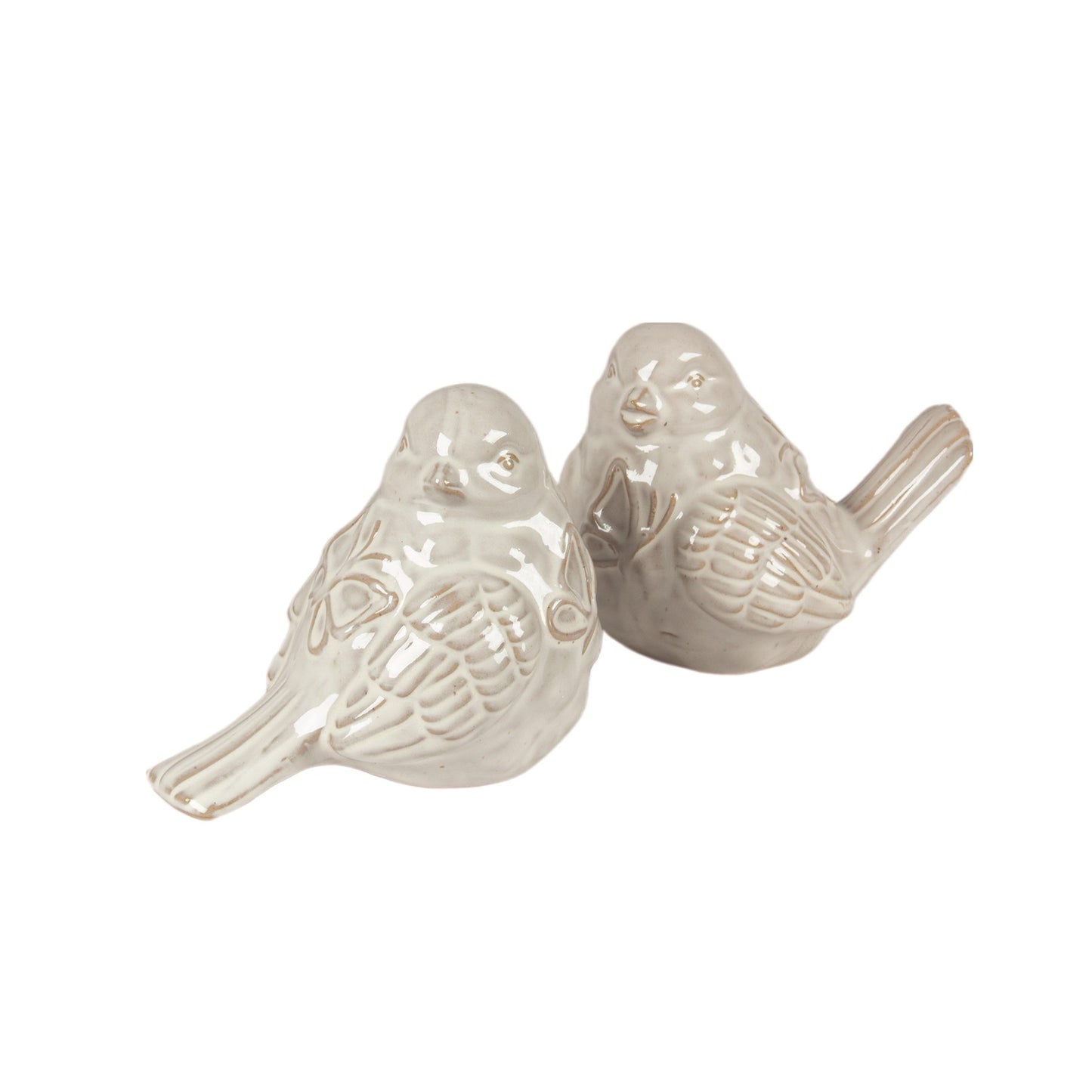 White Ceramic Bird - Assorted