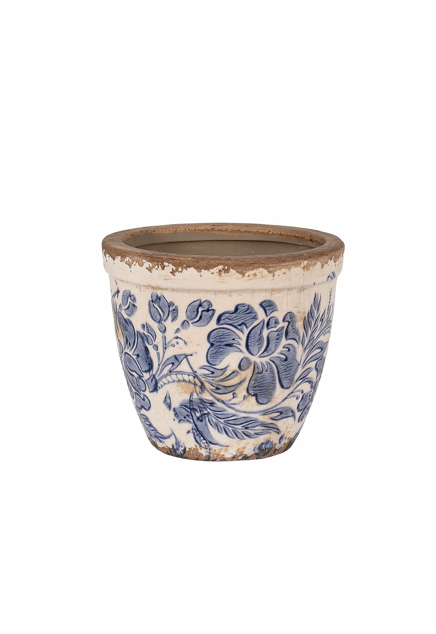 Blue Toille Pot - Small