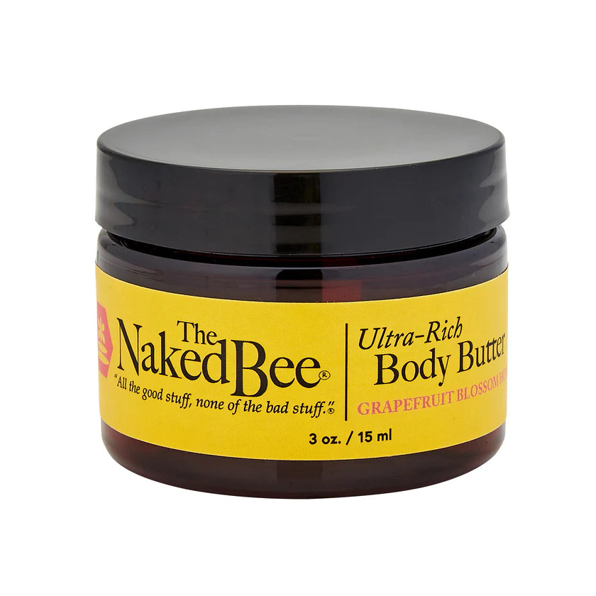The Naked Bee Ultra Rich Body Butter - Grapefruit Blossom Honey 3oz