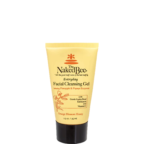 The Naked Bee Facial Cleansing Gel - Orange Blossom and Honey (2 Sizes)
