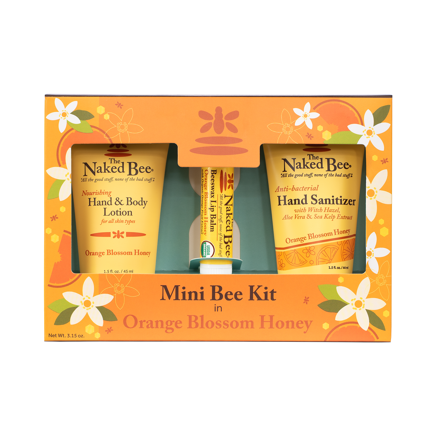 The Naked Bee - Orange Glossom Honey Mini Bee Kit
