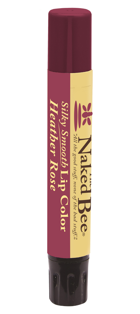 The Naked Bee Silky Smooth Lip Colour - Heather Rose