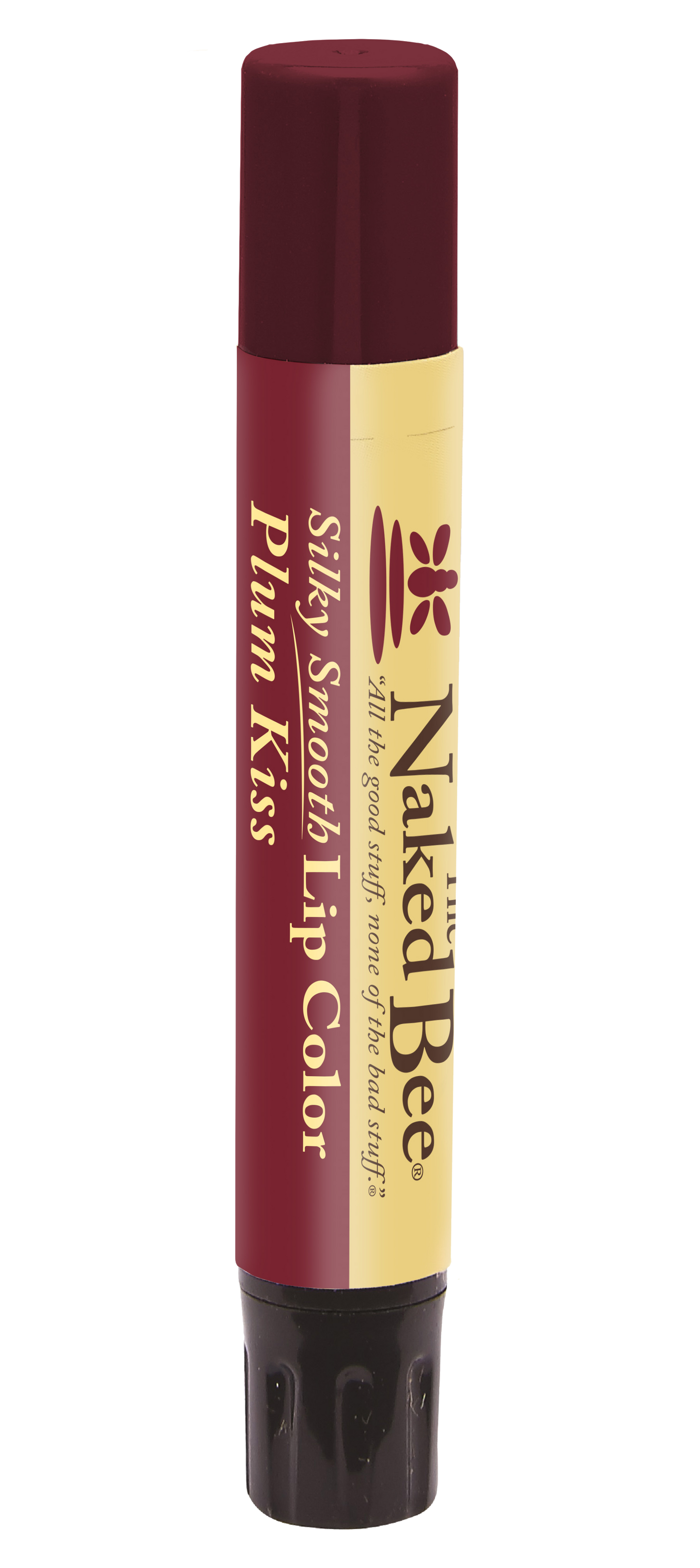 The Naked Bee Silky Smooth Lip Colour - Plum Kiss